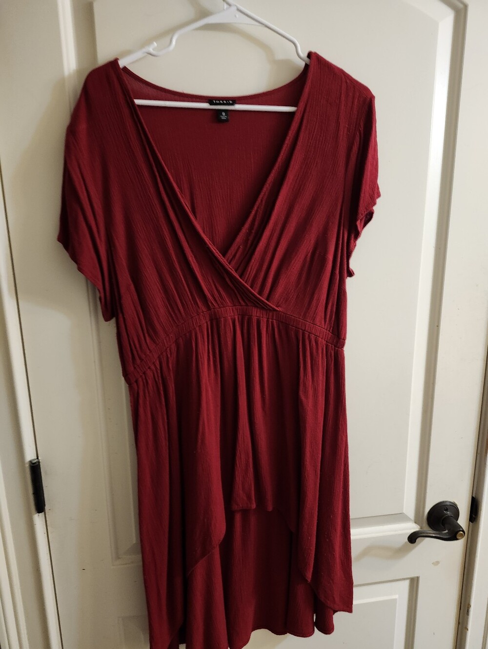 Torrid Red Hi/lo Shirt, Size 0